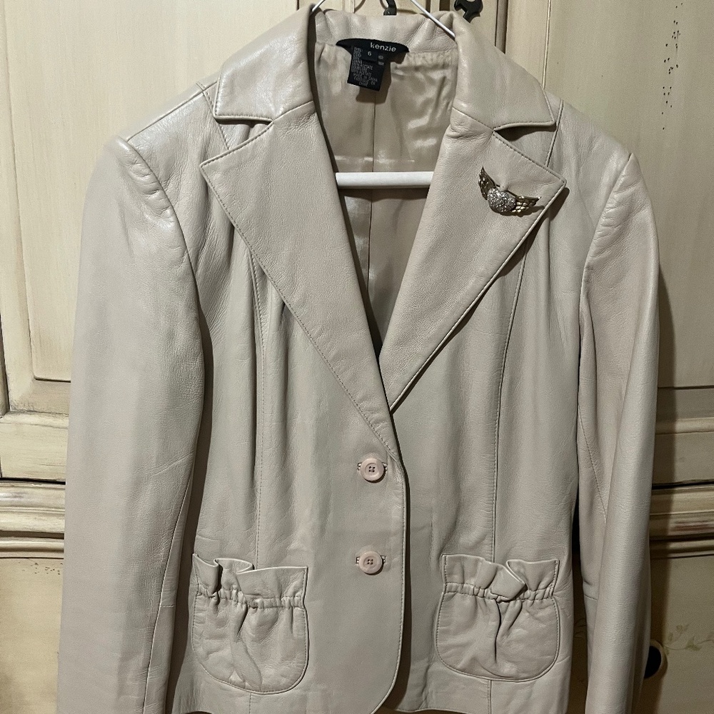100% Leather Blazer
